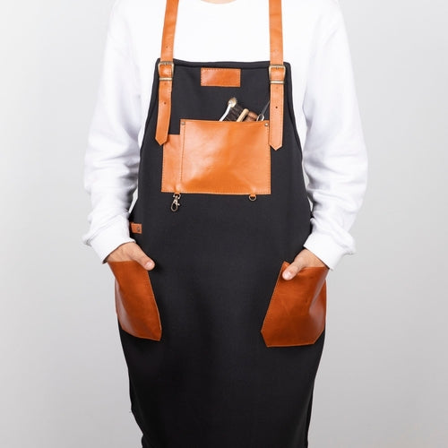 ✨ Tablier artisanal en cuir véritable 🧵🐄